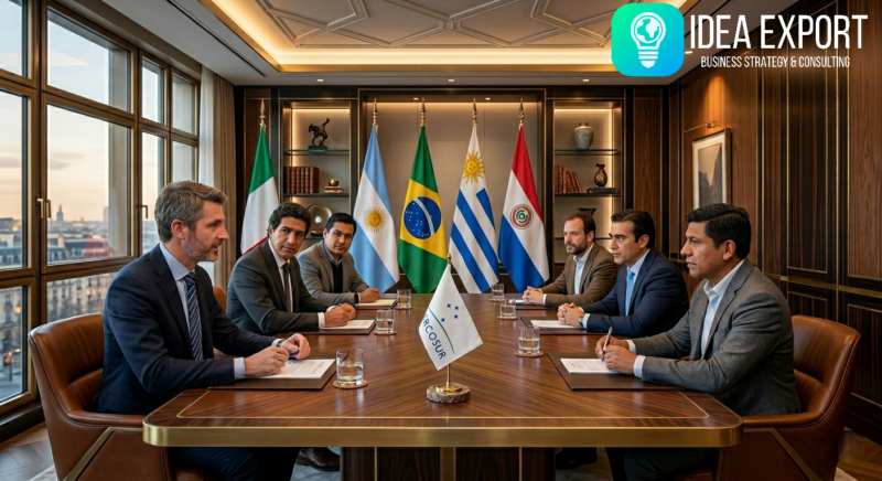 IdeaExport's tweet photo. 🌎 ACCORDO UE-MERCOSUR: L’ITALIA APRE LE PORTE DEL SUD AMERICA NEL 2026! https://t.co/KCOapmvUJL #Export #ExportItalia #Internazionalizzazione #Mercosur #AccordoUEMercosur #SudAmerica #Brasile #Argentina #MadeInItaly #PMI #BusinessInternazionale #CommercioInternazionale https://t.co/VRCzo7C9EB