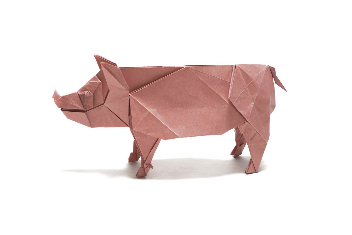 Devil2765's tweet photo. 猪
由 @Kaiming_origami 创作 https://t.co/PsDQDWGgEq