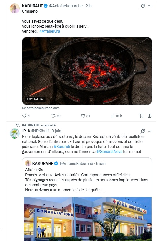 isomobi's tweet photo. OPINION  DU JOURNAL ISOMO

Halte à la désinformation et aux attaques contre les institutions de la République

Depuis quelques jours, certains activistes et commentateurs politiques multiplient sur les réseaux sociaux des publications sensationnalistes visant à discréditer les institutions de l’État burundais. À travers des accusations graves, non vérifiées et souvent relayées sans aucune preuve judiciaire, ils tentent de présenter le Burundi comme un pays où l’État de droit n’existerait plus.

Les récentes allégations concernant l’affaire dite « Babunga » ainsi que les tentatives de relancer des polémiques autour de l’« umugeto » s’inscrivent dans cette même stratégie de manipulation de l’opinion publique. Les auteurs de ces publications connaissent pourtant parfaitement le contexte burundais et savent que notre pays dispose d’institutions compétentes chargées d’enquêter sur toute personne soupçonnée d’avoir enfreint la loi.

Dans tout État souverain et responsable, lorsqu’un individu est soupçonné d’avoir commis une infraction ou de représenter une menace pour la sécurité publique, les services habilités ont le devoir d’intervenir conformément aux lois en vigueur. Cela ne signifie ni persécution politique, ni atteinte aux droits fondamentaux, mais simplement l’application normale de la loi.

Il est regrettable de constater que certains acteurs, mus par des intérêts personnels ou politiques, cherchent systématiquement à jeter le discrédit sur la justice, les services de sécurité et l’ensemble des institutions nationales. Leur objectif semble moins être la recherche de la vérité que la création d’un climat de méfiance et d’instabilité.

Le Burundi est aujourd’hui un pays stable, sécurisé et engagé dans son développement. Les citoyens vaquent librement à leurs activités quotidiennes et les institutions continuent de fonctionner conformément à leur mission. Les défis existent, comme dans toute nation, mais ils doivent être abordés avec responsabilité et dans le respect des mécanismes légaux.

Le Journal ISOMO appelle ainsi les citoyens à faire preuve d’esprit critique face aux informations diffusées sur les réseaux sociaux, à privilégier les faits vérifiés et à ne pas se laisser entraîner dans des campagnes de désinformation visant à affaiblir les institutions de la République.

La justice doit être laissée libre de faire son travail. Les enquêtes doivent suivre leur cours dans le respect de la loi, loin des pressions médiatiques et des procès d’intention. La défense de l’État de droit passe avant tout par le respect des institutions légalement établies et de la souveraineté nationale.

La rédaction – ISOMO.
@MiniJusticeBdi
@rugbob78
@BashirahishizeD @NtahirajaThren1 @FOCODE_ @AntoineKaburahe @yigenga @GeneralNeva @nshingamateka @Burundi_senat @medardmuhiza @KarerwaNdenzako @nancymutoni @willynyamitwe @iMuserem @Ikiriho @iwacuinfo