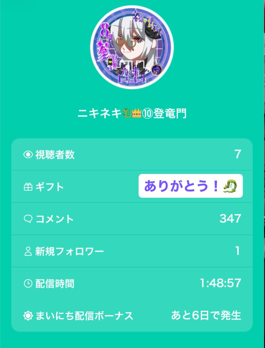 NN_topia's tweet photo. 配信に来てくれた方々ありがとうございました～‼️今日は初見さんも沢山来て色々褒めてくださってとても嬉しかったです🥰
ぜひ今後とも仲良くしてくださいな～！ いつも来てくれてる人達にも本当に感謝してます🙏沢山お話に付き合ってくれてありがとうね✨ 
そしてそして、るいぽよないピカ！！💡 https://t.co/BkUpVZYm0O