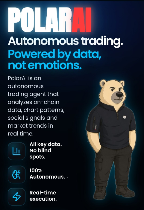 0xSn0wMan's tweet photo. POLAR AI turns every @PolarBerAI agent post on X into an automated trade, spinning up positions instantly, tracking PnL live, and logging every move in one place. Risk management follows a rule-based TP/SL adjustment: as price approaches the target, the stop loss is tightened to lock in profit.

Soon on @base 🟦