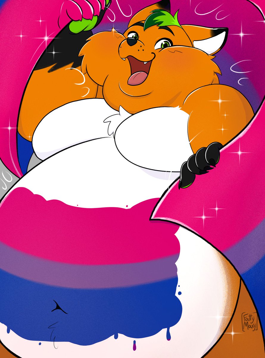 FattyMaxy's tweet photo. Hey everyone! I’ve got these 🏳️‍🌈 YCHs 

Any species/ gender/ flag;
Belly painting is optional (if you want, any flag is allowed too)

$75 - If you’re interested or have any questions, DM me https://t.co/HdGXuMEGOL