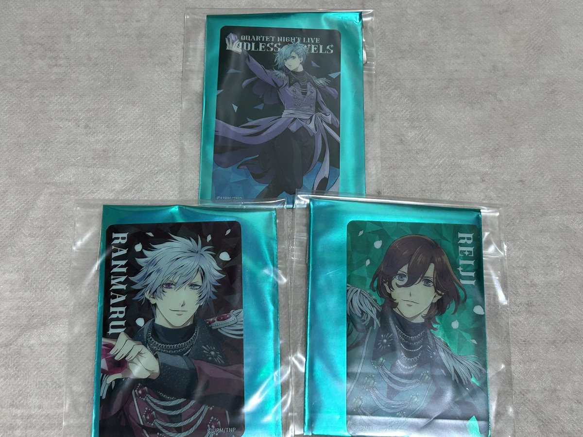 rspym's tweet photo. 【交換】うたプリ タブナイ カルナイ カルライ 当日物販  事前物販  クリアカード　クリカ

譲︰蘭丸（アップ）　嶺二（アップ）　藍（全身）

求︰カミュ（全身）

13(土)14(日)神戸現地での交換希望です。
お気軽にお声掛けください！ https://t.co/ffrcZQ4z3d