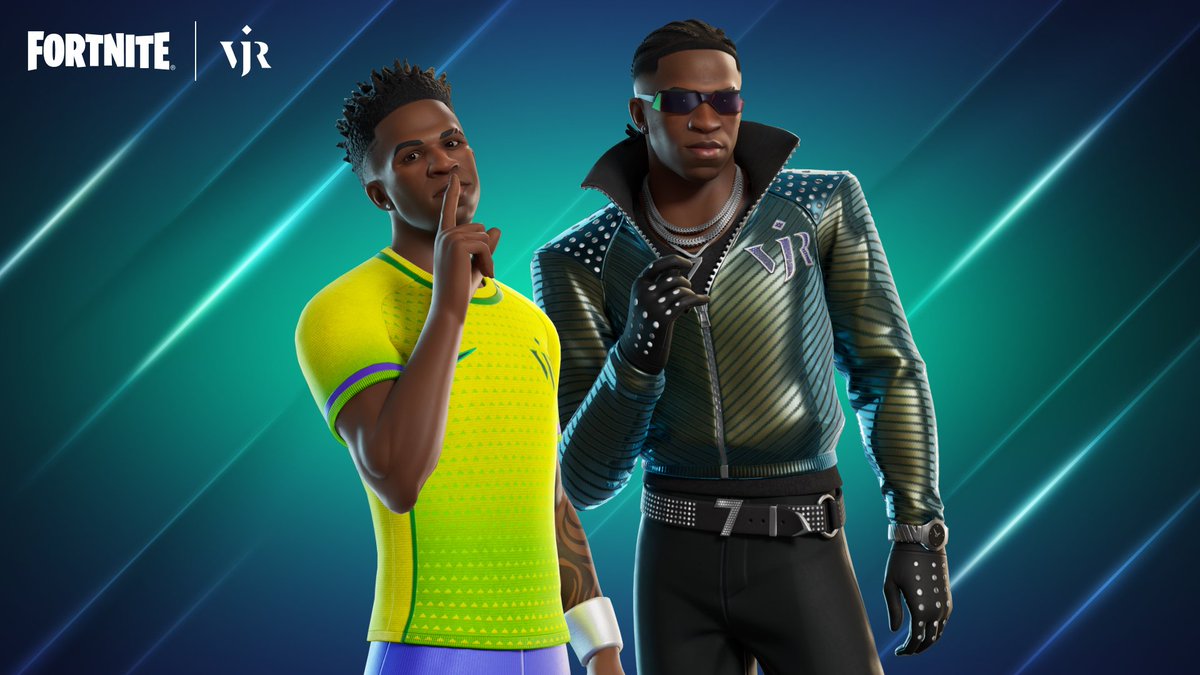 Brasil_Fortnite's tweet photo. Entre em campo com estilo 🥅 Vini Jr chegou na Loja! https://t.co/wqay5IfBxX