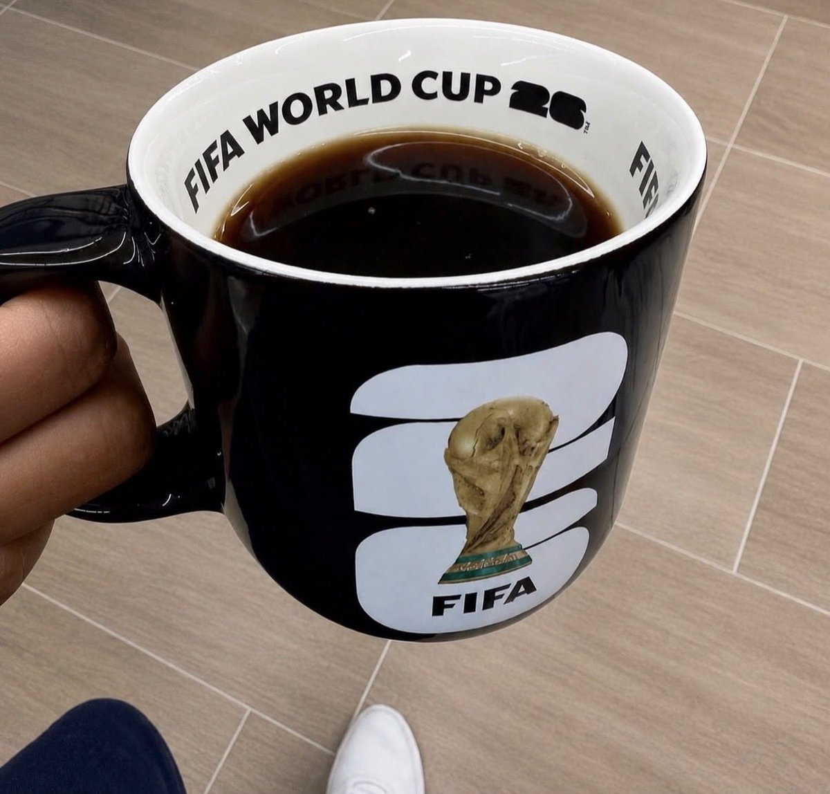 m_bernards's tweet photo. The WorldCup starts today, and my coffee is already in tournament form….dark, intense, and capable of causing international incidents 🤩⚽️ #fifa https://t.co/m9n9rxRBRI