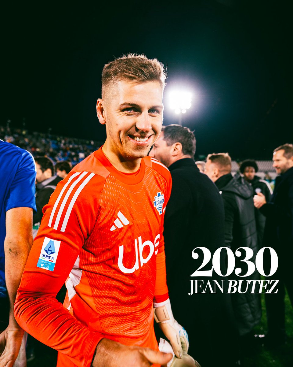 Como_1907's tweet photo. Como 1907 is pleased to announce the renewal of the French goalkeeper's contract until June 2030.

With Butez in goal, Como 1907 finished the 2025/26 season with the best defence in Serie A (29 goals conceded) and the highest number of clean sheets (19).

Read the official statement ➡️ https://t.co/JbbwOLYblf