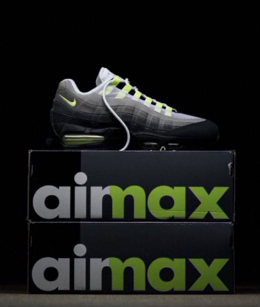 snkr_twitr's tweet photo. AD: Sizes added: Nike Air Max 95 OG Big Bubble 'Neon'

Footlocker https://t.co/fg6tHgcptF
Champs https://t.co/9NulSqhcF6 https://t.co/HGaetTukVa