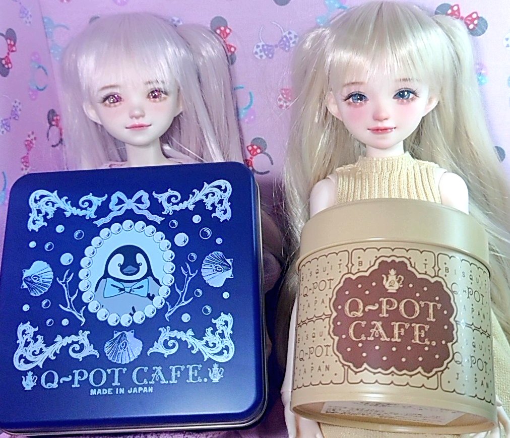 dingdang_a_e's tweet photo. Ｑ-ｐｏｔの新作クッキー缶を買いました。可愛いぃ～～～！！！ https://t.co/JkFFSQfmyA
