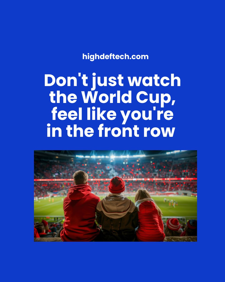 HighDefHDT's tweet photo. Bring the stadium energy straight to your living room⚽️🔥

With a custom home theatre setup by High Def Technologies Inc., you will experience every match with crystal-clear 4K video and immersive surround sound that puts you right in the center of the action.

Contact us! https://t.co/gZjtP7ofb2