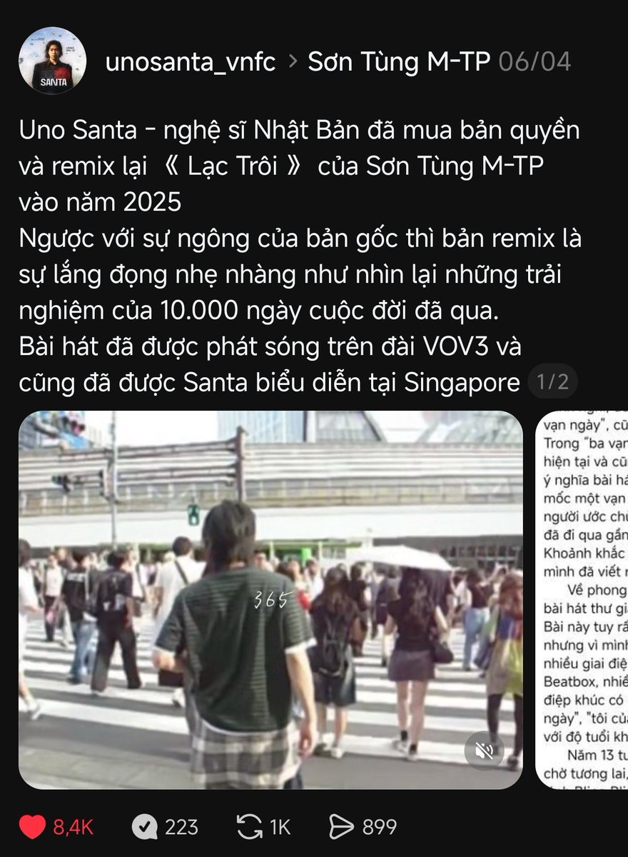 MamicuaSanta's tweet photo. @santa_zanduo 《30000days》 đang cực kỳ viral trên các mạng xã hội như Facebook, TikTok, Threads! 🎉✨
Chúc mừng bảo bối SANTA! 👏❤️

「『30000days』がFacebook、TikTok、Threadsで大きな話題になっています！✨
おめでとうございます、SANTA！🎉🇻🇳❤️」
_____
VietNam love you🧡SANTA 🎅🏻」 https://t.co/M1fHciGG9n