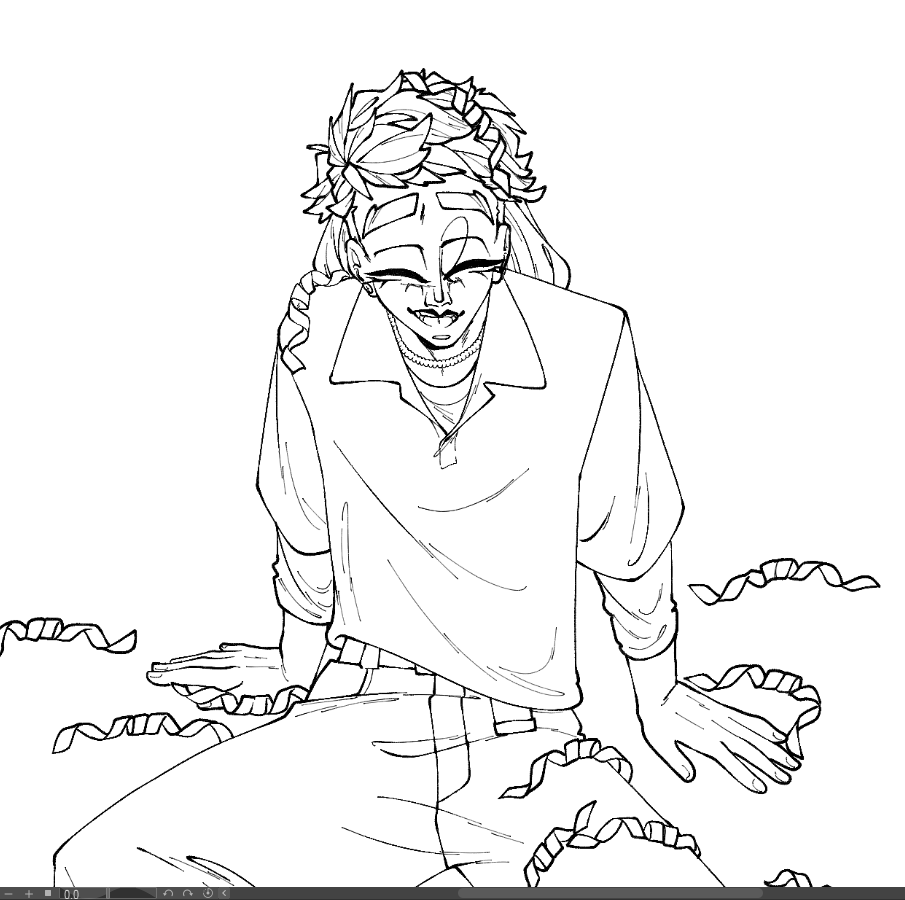 zoruhatuum's tweet photo. When I decided Ango's bday was going to be one day apart from Stain's, I thought that was going to be a way for him to haunt the narrative, but now I have to crunch *two* bday drawings in three days 😬 #WIP https://t.co/H4z9vxagUI