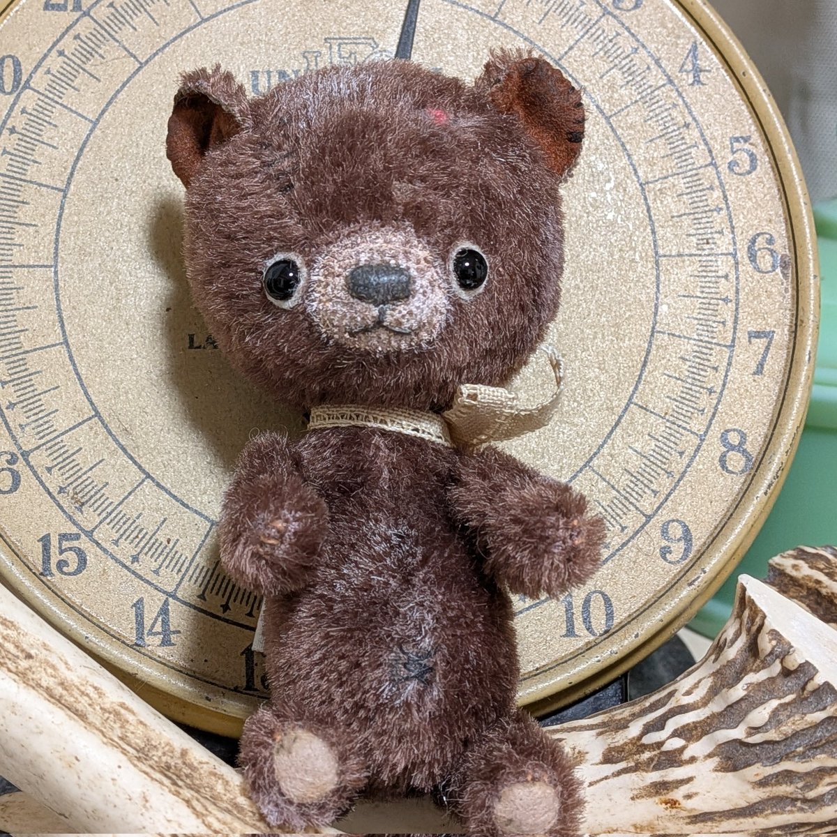 sharon_emimal's tweet photo. *
6月13日(土)出展する #ドールアニマルワールドフェスティバル に連れて行く作品
・アンティークライクな🧸
刺繍やペイント(お尻には💗の刺繍)を施しています
・シンプルだけど、マズルのペイントが可愛い🧸
・グレーのイタグレちゃんは優しい仔
・スタンダードな耳黒タイプの🧸
#emimal #テディベア https://t.co/DwoCyqdZ5a