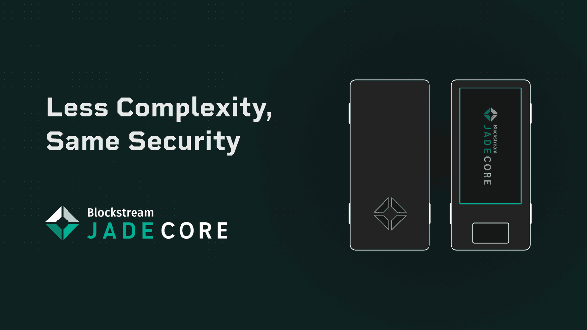 lightningbasejp's tweet photo. Blockstream Jade Core ハードウェアウォレット 取り扱��開始！

国内正規品の Jade Core は Lightning Base でご購入ください⚡️

バッテリーやカメラを除いて極限までシンプルに、セキュリティはより強固に！

販売ページはこちら👇
https://t.co/AWJ0a21EsX https://t.co/CviDnXd4an