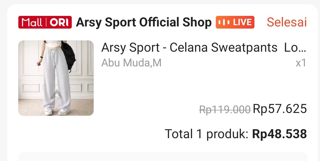 Anaaurelmarina's tweet photo. @thornheels Sweetpants ini 
Murce polll haha tapi cakeeeeup 
https://t.co/Bu0KkC50Mb https://t.co/VxK6lbP03y