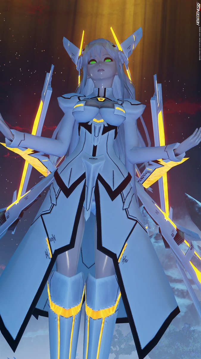 TexampleVIII's tweet photo. #PSO2NGS
ティアラ・リアブレード・リアバーニア、エンゲージ！！E・カルセオラリア、ミッションスタート！！ https://t.co/dmjnMjtSX2