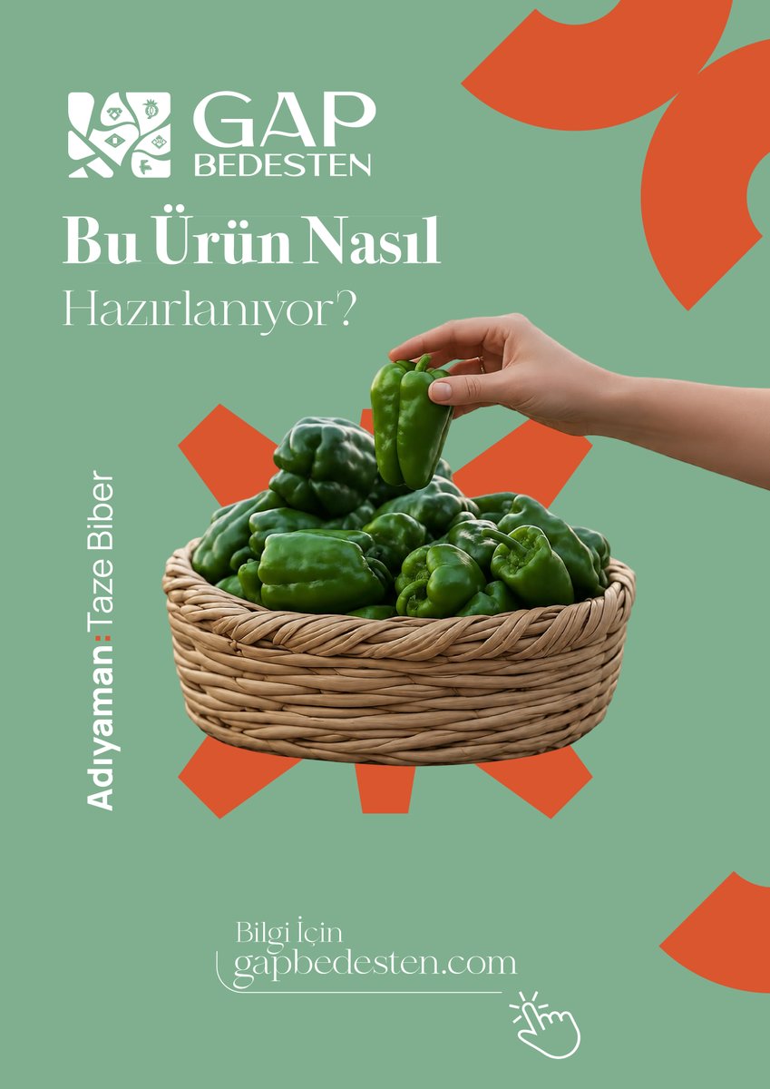 gapbedesten's tweet photo. Güneşin bereketi, kadın elinin emeğiyle sepetlerimize doldu. ☀ 🫑

Atmalı Girişimci Kadınlar Kooperatifi, yapaylıktan uzak, "doğanın en saf hali" ile üretmeye ve sofralarınıza katkısız lezzetler taşımaya devam ediyor. 🌱 ✨

#KatkısızGıda #KadınEmeği #YerelÜretim #GapBedesten https://t.co/P7bWvpKmG7