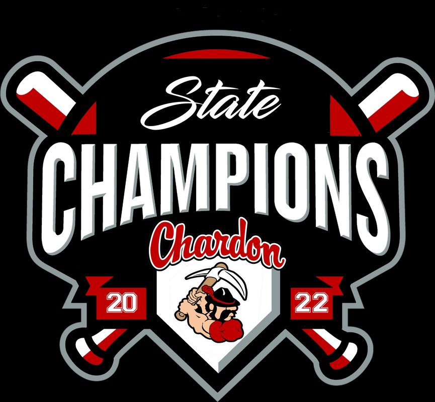 ChardonBaseball's tweet photo. On this day on ‘Topper Baseball history—- 
Chardon defeats Akron Archbishop Hoban 8-5 to bring home the Div. II State Championship to Chardon! https://t.co/CSnM2MfLCP