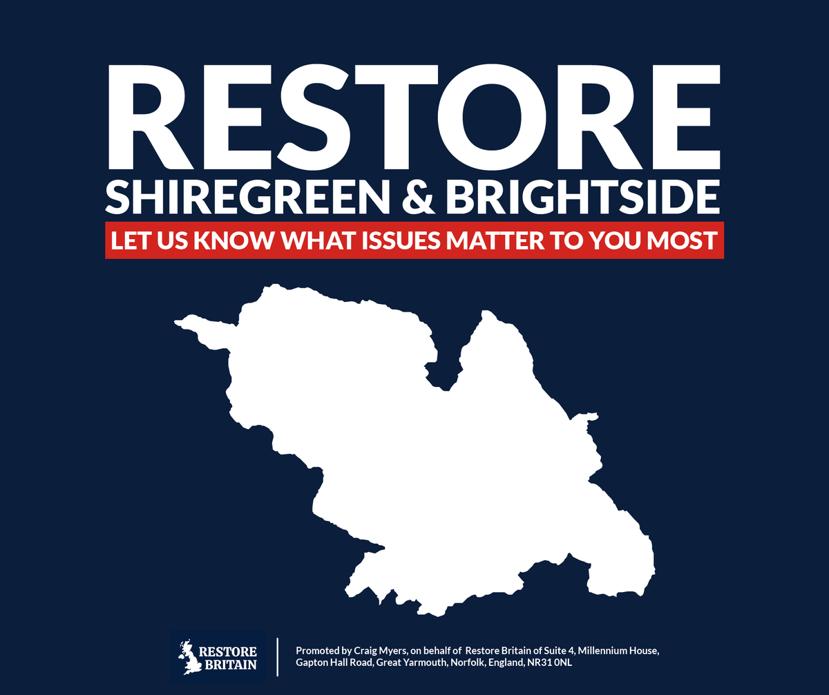 SheffRestore's tweet photo. Do you live in Shiregreen &amp; Brightside? 

Tell us what issues matter to you.

We will be in the area throughout the year talking to residents and helping highlight issues that the council is neglecting.

Together let's Restore Shiregreen &amp; Brightside.

Let's Restore Sheffield https://t.co/egqFwo6lkM