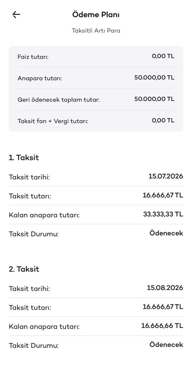 krediadam's tweet photo. Dostlar 5 tane mevcut müşteri kredisinide kontrol edin. 

Çıkmıyor diyenlere bakmayın bugün bile çıkıyor şeklinde mesaj atan var.

Hepsi Akbank'tan beğenip takip etmeyi unutmayalım.

50.000 TL %0 Faizli 12 ay vadeli ihtiyaç kredisi 

50.000 TL %0 Faizli 3 ay vadeli taksitli arti para

50.000 TL %1.99 Faizli 12 ay vadeli ihtiyaç kredisi

200.000 TL'ye kadar %1.99 Faizli 3 ay vadeli taksitli arti para 

100.000 TL'ye kadar %0.99 Faizli 3 ay vadeli taksitli arti para 

(Reklam ve işbirliği degildir)