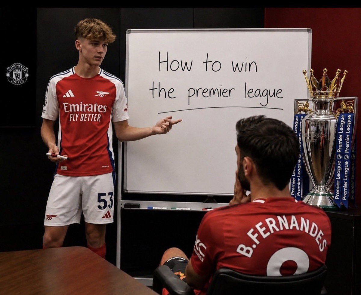 samdycool's tweet photo. @ManUtd @premierleague @Arsenal Shush and learn! https://t.co/8UpEidM4yY