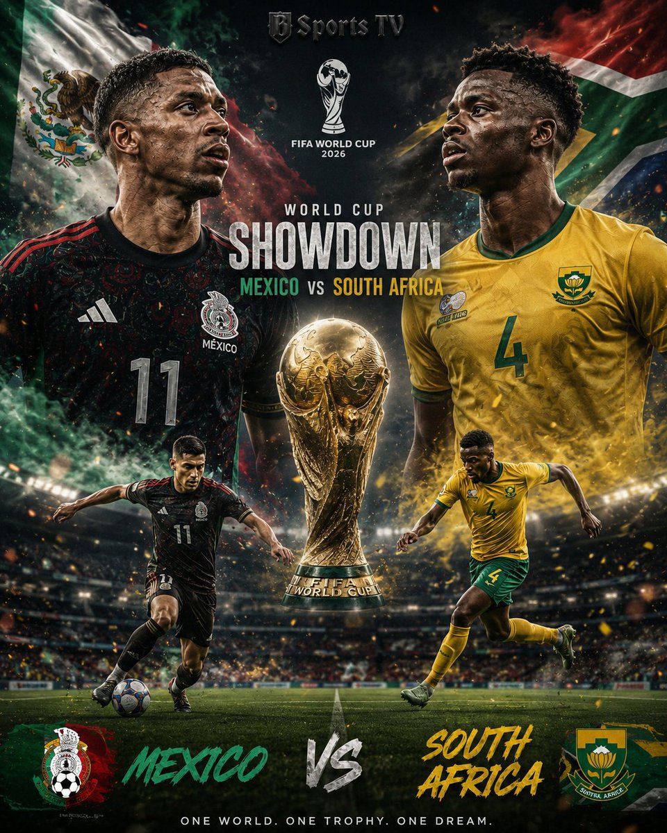 bendozilsport's tweet photo. Mexico vs South Africa World Cup Group Stage
What's Your Prediction For Today Match 
#football #worldcup #mexico #southafrican https://t.co/hkfiOBOfss
