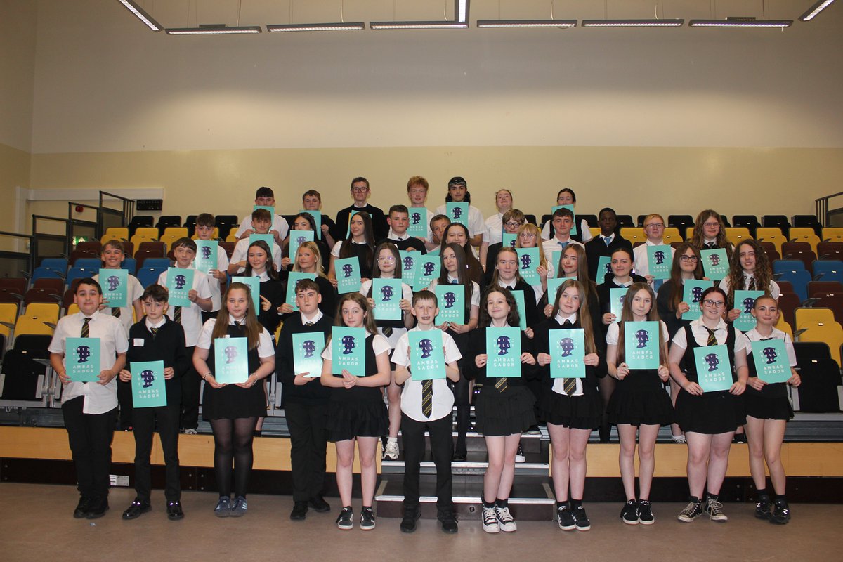 clydebankhigh's tweet photo. Our pupils stepped up as leaders at a @dianaaward training day-building confidence, tackling bullying, and championing kindness 
From hands-on workshops to creative campaigns, they’re now leading projects to make our school safer, more inclusive, and welcoming for all! https://t.co/oAxKo30Jjq