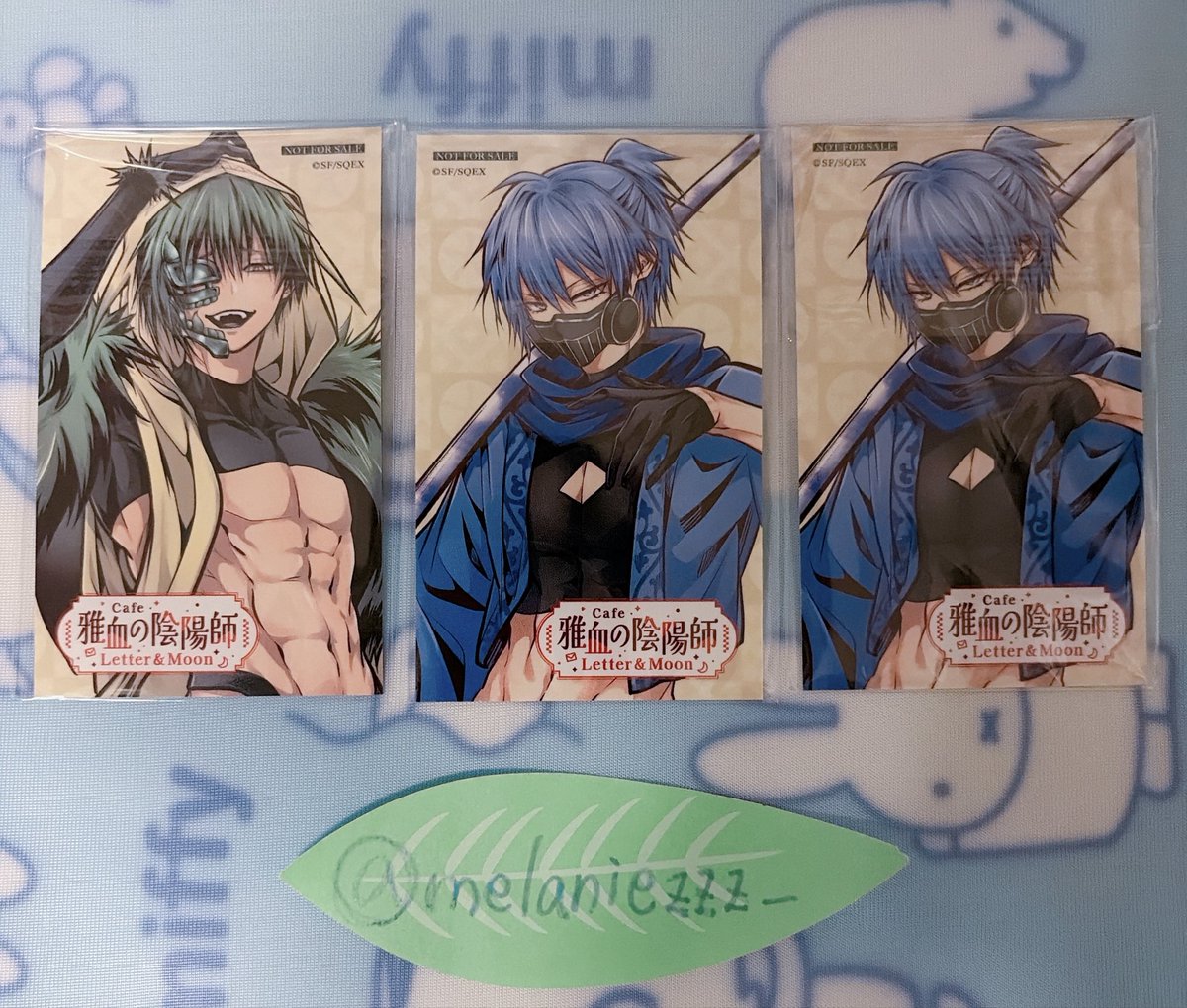 melaniezzz_'s tweet photo. 【交換】雅血の陰陽師 カフェ 購入特典 名刺風カード

譲：政影、斑雨
求：迅猫

*初回様プロカ必読
*郵送 or 大阪手渡し(要相談)

お探しの方がいらっしゃいましたらお願いいたします🙇🏻‍♀️ https://t.co/YXvsmu9ZCK