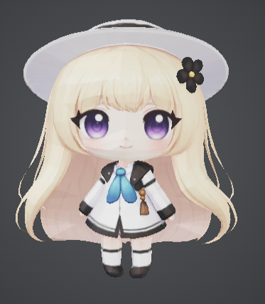 BloxPrivate's tweet photo. I created a stylized chibi anime character featuring soft blonde hair, oversized purple eyes, and a cute fantasy-inspired outfit. I used Tripo to rapidly generate the initial 3D character concept from a reference image.

#TripoCreator https://t.co/7s4BW0Rkgl
