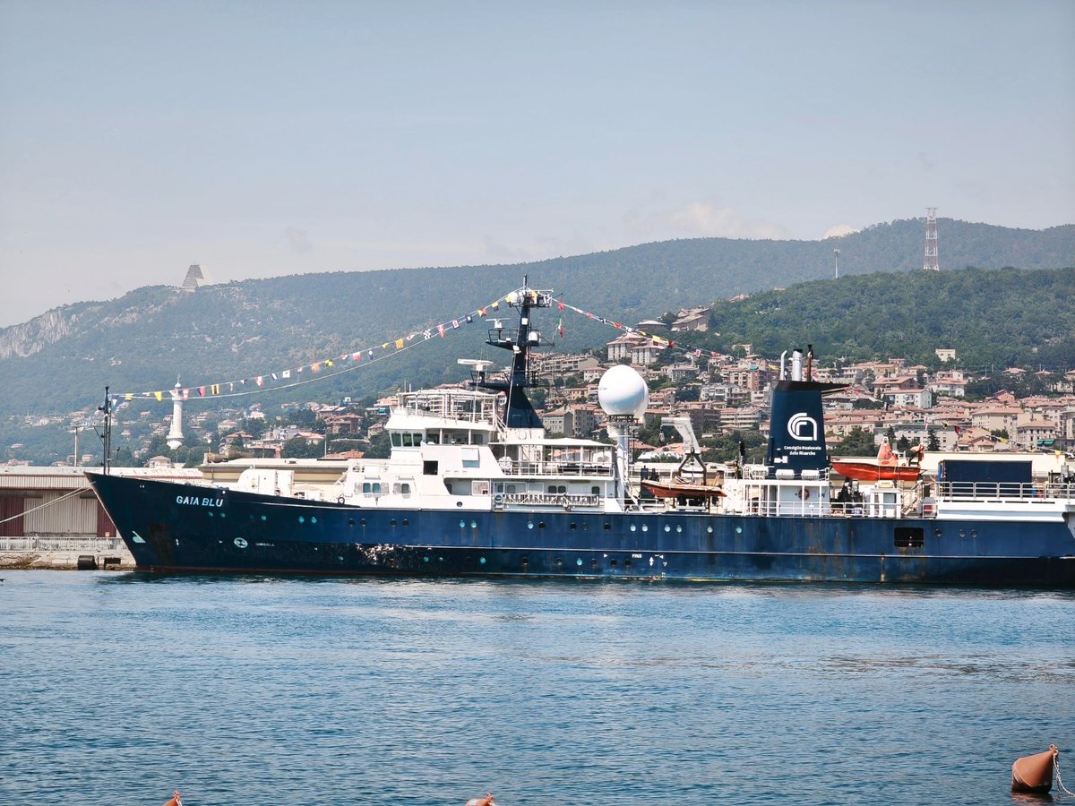 OGS_IT's tweet photo. 🚢Conclusa a Trieste la 28ª edizione di ERVO, meeting degli operatori e responsabili delle navi da ricerca europee.
Organizzato da OGS, per 3 giorni ha riunito esperti per un confronto su innovazione e sfide future. Presenti anche le N/R Laura Bassi e Gaia Blu, aperte al pubblico https://t.co/PxulSdu86s