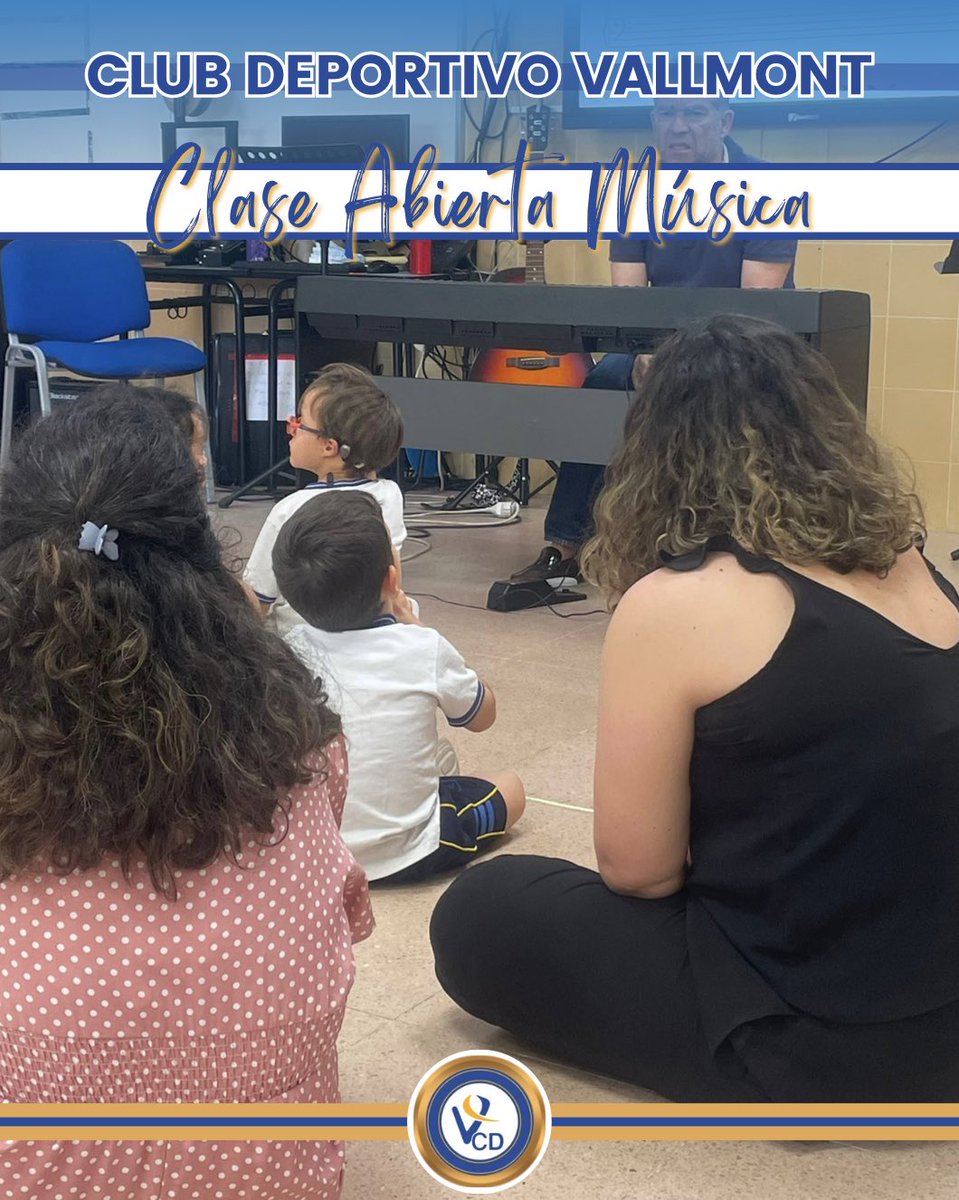 CDVallmont's tweet photo. 📰 CLASE ABIERTA de MÚSICA 🎶

En Iniciación a la Música, los alumnos de Infantil nos regalaron una sesión llena de ritmo, instrumentos y mucha ilusión, mostrando sus primeros pasos en el maravilloso mundo de la música.

Gracias a todas las familias por acompañarnos 🫂

💛💙 https://t.co/mN8gPvzBtx