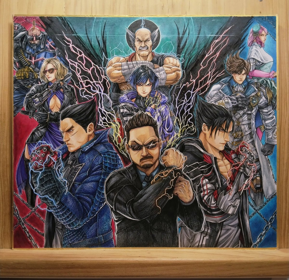ribons777's tweet photo. It's a bit late but, Happy birthday @Harada_TEKKEN May this year bring you continued success, good health, and prosperity
looking forward to seeing your next new project in future! 😃
Also this piece art i made when he come to Indonesia at IGX last year of 2025😊 https://t.co/Kda1997J8t