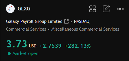 Badr9577's tweet photo. تم تحقيق العلامه الكامله في سهم $GLXG 

ربح 30% لعيون المتابعين استاهل رتويت ؟؟؟؟

#الاسهم_الامريكية https://t.co/f7WWRsNPhC