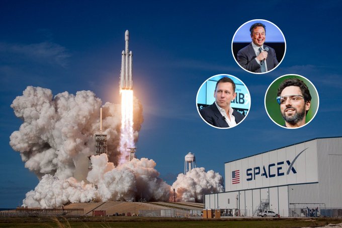 PolymarketMoney's tweet photo. Who are the biggest winners of SpaceX's upcoming $1.75T IPO?    

> Elon Musk (founder) invested $100M in 2002, owns 42% = $735B.  

> Founders Fund (Peter Thiel), invested $20M in 2008, owns 1.5% - 3% = $26.25B – $52.5B.  

> Valor Equity Partners, invested $76M+ in 2008, owns 1.3% = $22.75B.  

> Alphabet (Google), invested $900M in 2015, owns 6% - 7% = $105B – $122.5B.  

> Fidelity Investments, invested $100M in 2015, owns 2% - 3% = $35B – $52.5B.  

> Baillie Gifford, invested $273M in 2018, owns 1% - 1.5% = $17.5B – $26.25B.  

> Bank of America, invested $250M in 2018, owns 0.5% - 0.8% = $8.75B – $14B.  

> The Ontario Teachers' Pension Plan, invested $220M in 2019, owns 0.67% = $11.7B. 

> Andreessen Horowitz (a16z), invested $750M in 2023, owns 0.5% = $8.75B.  

Incredible returns for every investor.