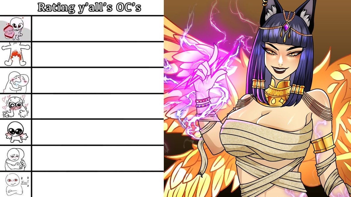caffu_miyo's tweet photo. Rating y’all’s OCs 🔥
Drop your OC in the replies and I’ll rate it!
Egypt Queen is ready to judge 👑
Who’s first?
#RateMyOC #OCRating #OCArt https://t.co/bYwKFNcDRe