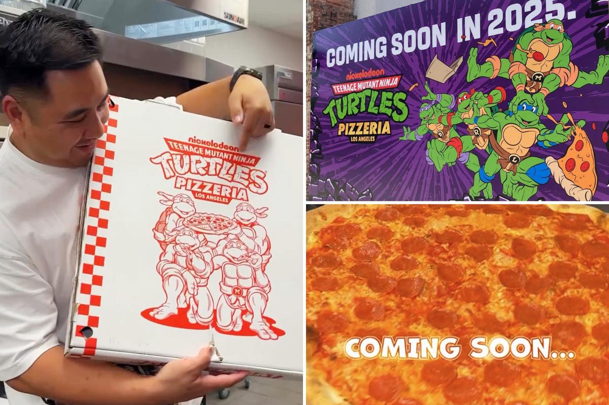 nypost's tweet photo. Look inside Santa Monica TMNT Pizzeria paying tribute to mutant crime-fighting turtles https://t.co/Vofmk68QDc https://t.co/5SmuobwL38