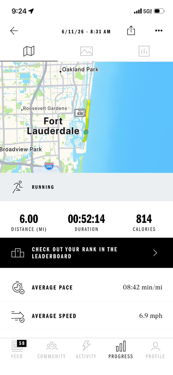 ChrisFelicetta's tweet photo. Rare (for me, at least) 2-7-7-2 build in the steamy South Florida #UnderdogCardioClub https://t.co/g0MtxEqZcl