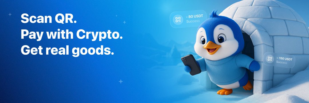 Webmaster998's tweet photo. Crypto is becoming part of everyday life.

With @AntarcticWallet, paying with crypto is as simple as scanning a QR code. No complicated steps, no barriers, just fast, seamless payments for real-world goods and services.

The future of finance isn't coming. It's already here. https://t.co/k74awGmcIi