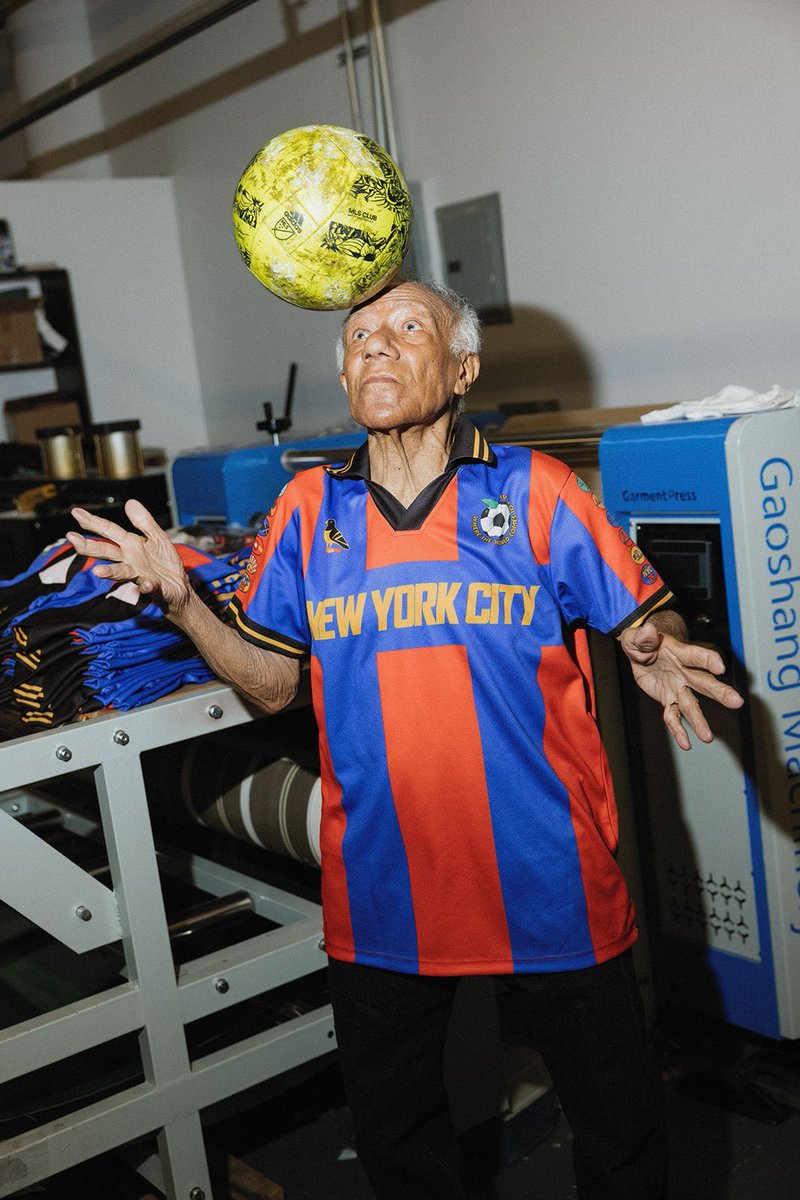 GQMagazine's tweet photo. Exclusive: Mayor Zohran Mamdani is launching a limited run of affordable NYC-inspired World Cup jerseys, designed and crafted in partnership with Mazzi Sports, a family-owned apparel studio in Brooklyn. https://t.co/UVeWm3J4JG https://t.co/v3sUerCs0S