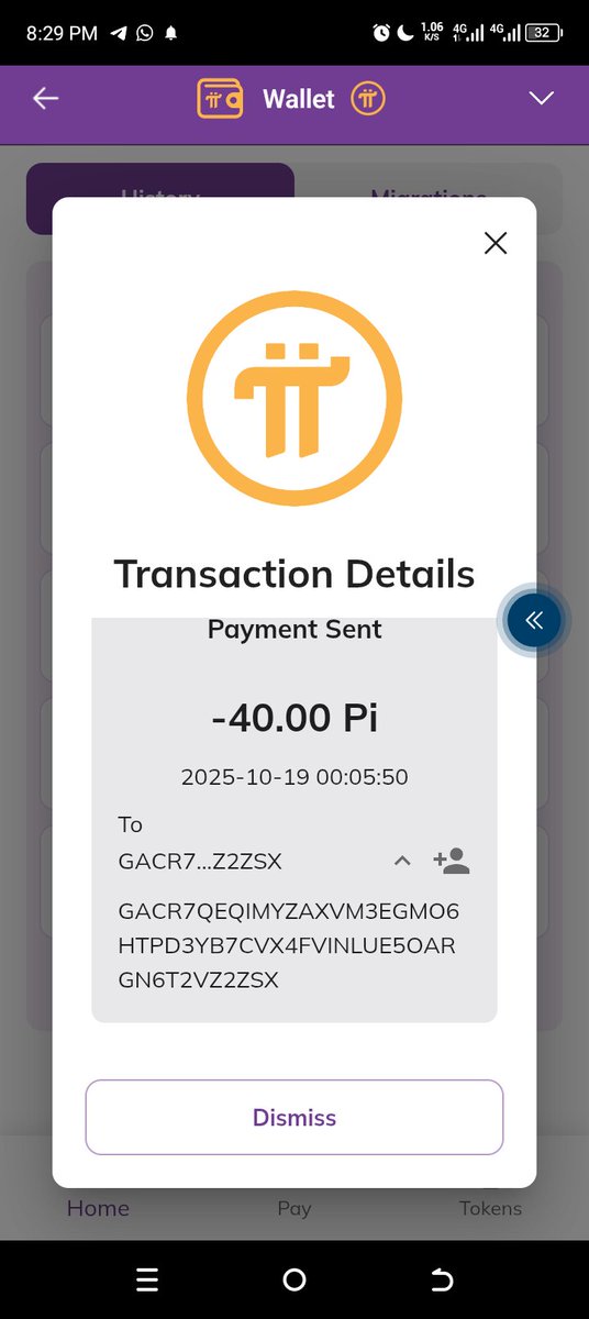 QueenViva7's tweet photo. Dear Pi Network,
40 Pi was transferred to wallet ID GACR7QEQIMYZAXVM3EGMO6HTPD3YB7CVX4FVINLUE5OARGN6T2VZ2ZSX without payment being made to me. I request an investigation and recovery of my Pi or full payment.
#PiNetwork ::: https://t.co/xgrLeRKc7i