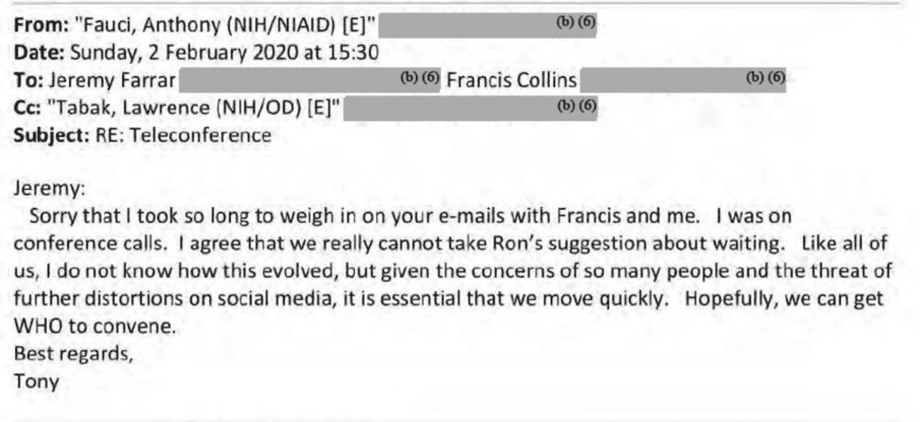 TonySeruga's tweet photo. Why the CIA COVID Cover-Up?

The US government cover-up of the origins of the covid virus that hit the world in 2020 was bad enough, but now we know that the CIA itself was involved.

On May 13, James Erdman III—an employee of the Central Intelligence Agency (CIA)—bravely stepped forward to testify to the Senate Homeland Security Committee about a cover-up of the origins of the COVID pandemic instituted by the CIA’s leadership. While the CIA’s official spokeswoman denounced the Committee’s hearing as “political theater” and Democratic members of the Committee refused to even show up, Erdman’s revelations are arguably the most sensational exposure of CIA misdeeds made under oath to a Senate committee since the Church Committee hearings in 1975.

When the American public first learned that a highly infectious variant of a bat coronavirus was killing people in Wuhan, China in January of 2020, it was almost immediately evident that the virus must have come from the Wuhan Institute of Virology (WIV). The WIV’s website openly advertised for post-doctoral researchers to study SARS-related coronaviruses in bats (English translation in figure 1), and the mRNA of the virus itself showed unambiguous signs of a deliberate and selective insertion of a furin cleavage sequence and other artificial modifications that greatly increased infectivity in humans.

When a January 31, 2020 Zerohedge article began to publicize concerns about the virus’s possible WIV origins, Dr. Jeremy Farrar of the Wellcome Trust took notice and brought it to the attention of Dr. Anthony Fauci—head of the National Institute for Allergies and Infectious Diseases (NIAID)—in a February 2, 2020 email.

As Fauci’s emails from this period make clear, panic had already taken hold of his circle. They had realized a few days earlier that the NIAID had funded WIV virus work via subawards through University of North Carolina virologist Ralph Baric. Further email threads raised alarms about how Baric had transferred gain-of-function techniques to his WIV colleagues (tissue culture passaging was specifically mentioned; Baric had also previously employed furin cleavage site insertions) and had even co-authored a 2015 Nature article with the Chinese speculating about a covid-like outbreak. Fauci’s circle was already deeply worried about a possible lab origin of the virus and their own personal connections to it.

Fauci’s circle clearly had a vested interest in squashing any public speculation about SARS-CoV-2 originating in a WIV laboratory in China. Three hours before he forwarded the Zerohedge link, Farrar had warned the group that “questions will get louder and more polarized and people will start to look to who to blame”—avoiding such blame is a plain enough motive for Fauci and friends to initiate a cover-up.

In spite of the grave concerns about the virus’s origins among his own experts, the Zerohedge article seemed to confirm Farrar’s warnings and thus trigger Fauci. A mere four hours after he learned about the Zerohedge article, Fauci urged his circle to “move quickly” with the help of the WHO against “the threat of further distortions on social media” that promoted covid lab origin theories (figure 2). It was the “threat” of adverse publicity and not “the science” that made any discussion of the lab origin conclusion verboten.

Erdman’s testimony casts a much more sinister light on Fauci’s campaign to obscure SARS-CoV-2’s origins. Why would leaders of the CIA collaborate with Fauci by suppressing the classified internal conclusions of their own biological experts, and why would they continue to stonewall Congress and attack the credibility of a whistleblower years later? How could the interests of the US intelligence community be so strongly aligned with those of Fauci and the Chinese?

While Erdman didn’t answer these questions, there is another covid whistleblower who shed some light on them. He is Dr. Andrew Huff, former Vice President of the EcoHealth Alliance and author of The Truth About Wuhan. His claim is that EcoHealth acted as a cutout for the Intelligence Advanced Research Projects Activity, an office within the Office of the Director of National Intelligence. EcoHealth participated in a USAID-funded collaborative research agreement known as “PREDICT” and led efforts to work with the WIV to harvest dangerous viruses in China. The discovery of the natural bat coronavirus precursor of SARS-CoV-2 arising from PREDICT’s Chinese operation was published in a 2013 Nature article, whose co-authors including three EcoHealth researchers and PREDICT’s Principal Investigator, Dr. Jonna Mazet of the University of California, Davis.

Federal agencies like the US Agency for International Development (USAID) and the Defense Threat Reduction Agency (DTRA) as well as the NIAID were funding a remarkable array of research projects around the world through a small cabal of civilian actors that in aggregate constituted a de facto bioweapons development program. In my former job as a data analyst for the University of California system, I had access to enough data to strongly suspect the existence of such a program prior to reading Dr. Huff’s book. In the section of my own 2023 COVID whistleblower complaint to the University regarding PREDICT, I wrote the following summary, citing Huff as well as various emails, sponsorship documents, and other sources:

https://t.co/MHBrwTEIun