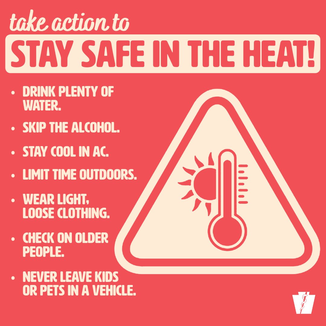Tips to stay safe in extreme heat include drinking water, avoiding alcohol, staying in air conditioning, and wearing light clothing.