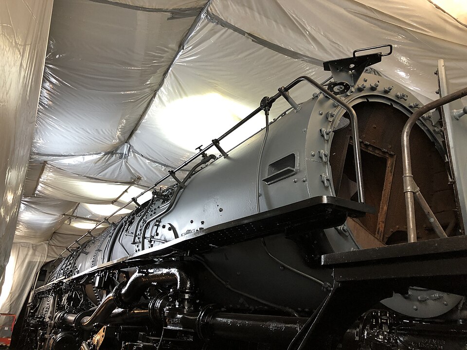 steamtownnhs's tweet photo. Important: June 14 Closure Notice

In preparation of the Union Pacific Big Boy 4014 arrival to Steamtown National Historic Site, the park will be closed on Sunday, June 14. This closure will include the grounds of the park, rail yard, parking lot, museums and bookstore. Be advised that entry into the park site is prohibited to the public on this day.

The park will reopen the following day on Monday, June 15 for the Big Boy Reunion special event. Please remember that timed entry reservations are required for this special occasion from June 15 - 30. To purchase your timed entry ticket, please go to https://t.co/dLHEmT7H6B.

Image: Big Boy 4012 nears the completion of its cosmetic restoration at Steamtown NHS, March 2021. NPS Photo

#SteamtownNHS #UnionPacific #BigBoy #BigBoy4014 #250