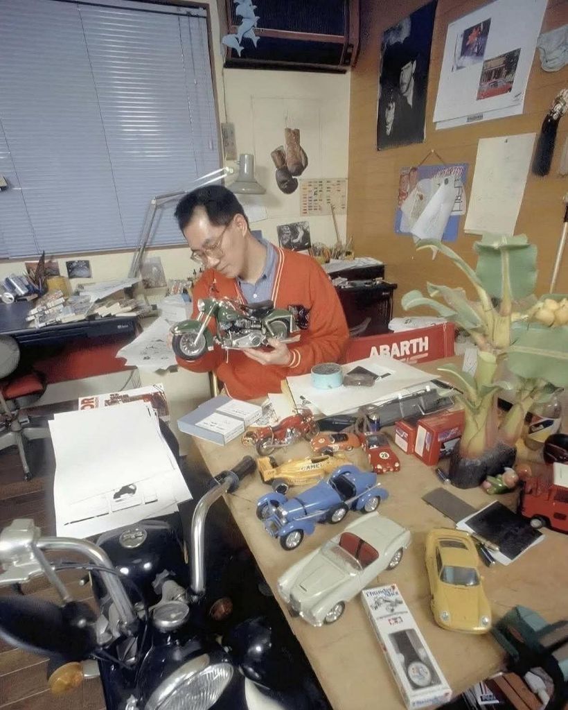 90sPiictures's tweet photo. Legendary Dragon Ball creator Akira Toriyama inside his creative sanctuary https://t.co/XovHSIbaQL
