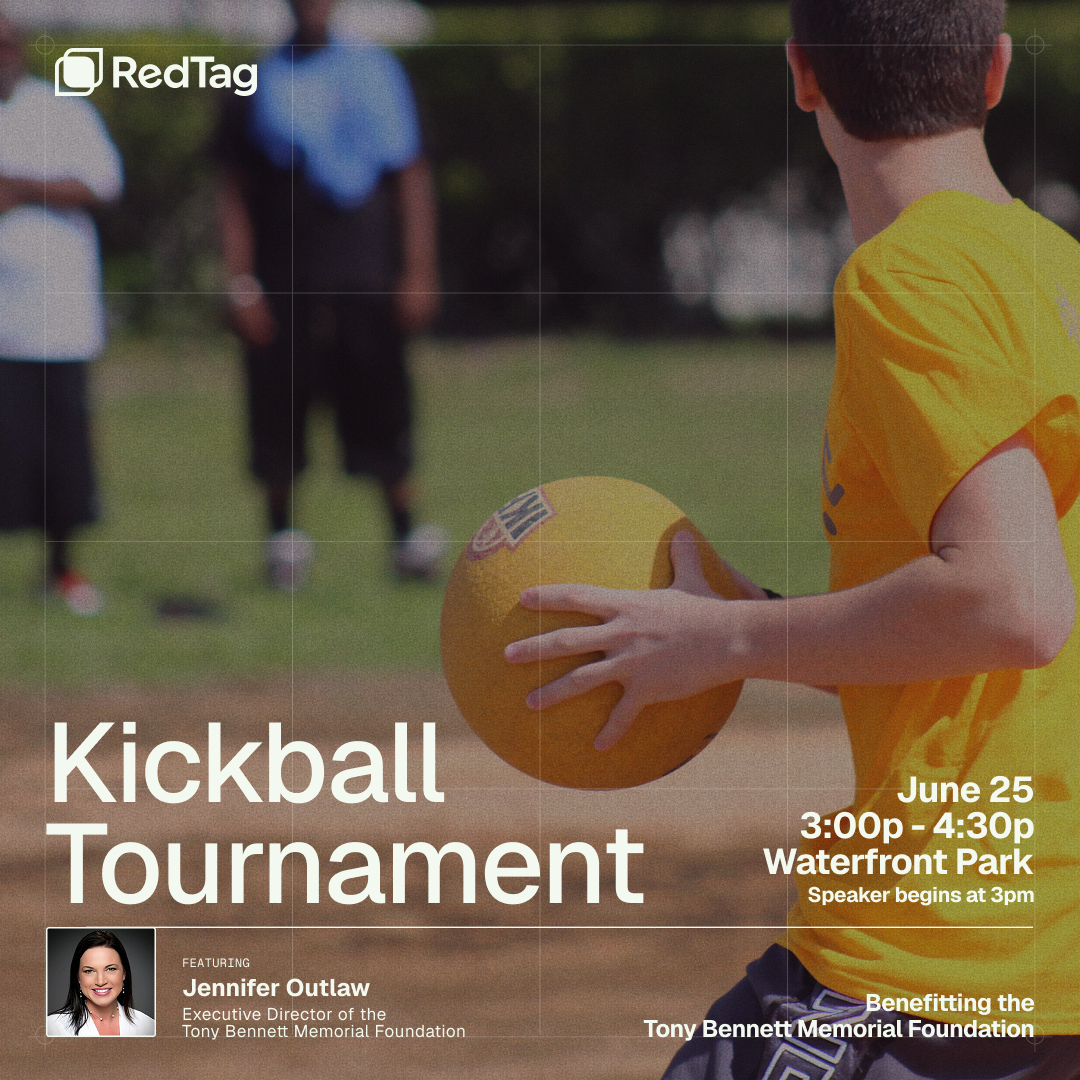 RedTagAgency's tweet photo. Join us on June 25 for a kickball tournament benefiting the Tony Bennett Memorial Foundation, with Jennifer Outlaw speaking on suicide prevention and mental health awareness starting at 3:00 PM.

Share this post with friends, family, and clients to encourage additional donations. To make a donation, Venmo @Tori-Higgins-2. All donations will benefit the Tony Bennett Memorial Foundation.

Sign up link: https://t.co/6uR8jMl0zG

#RedTag #TonyBennettMemorialFoundation #LouisvilleKY