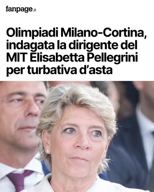 serebellardinel's tweet photo. Elisabetta Pellegrini,dirigente Ministero Infrastrutture/Trasporti,è tra indagati da Procura #Belluno per turbativa asta cabinovia ‘APOLLONIO SOCREPES',COSTATA 35 MILIONI,ANZICHE' 22,E MAI ENTRATA IN FUNZIONE!E questi delinquenti,che avete votato,li paghiamo pure profumatamente! https://t.co/qJMI3kwQak