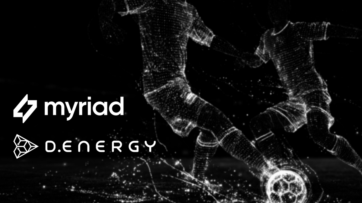 MyriadMarkets's tweet photo. $1,000 GIVEAWAY   ⚽️

Time to kick off our World Cup partnership with D Energy!

To enter, simply follow @MyriadMarkets + @denergychain, Like, Repost and Comment who you think will win the #FIFAWorldCup.

10 Winners announced Monday, July 20, $100 each.