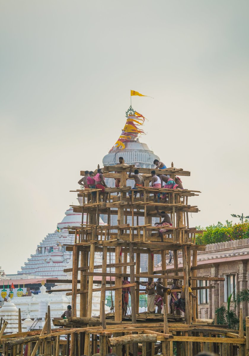 SJTA_Puri's tweet photo. ମହାପ୍ରଭୁଙ୍କ ପବିତ୍ର ରଥଯାତ୍ରା ନିମନ୍ତେ ଆଗେଇଚାଲିଛି ତିନିରଥର ନିର୍ମାଣ କାର୍ଯ୍ୟ । https://t.co/Apm9WQH6bX