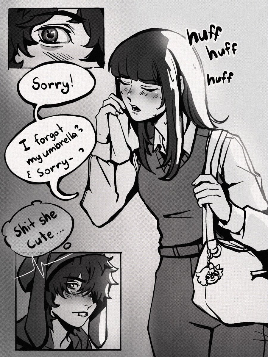 itsubaepaechy's tweet photo. First meeting 
2/4
A lil cheesey but I like it like that 😌 
I don't normally make comics I can't write for the life of me 😭 I hope you guys like it so far tho
#funnybunny #tadc https://t.co/OICOxrd6r2