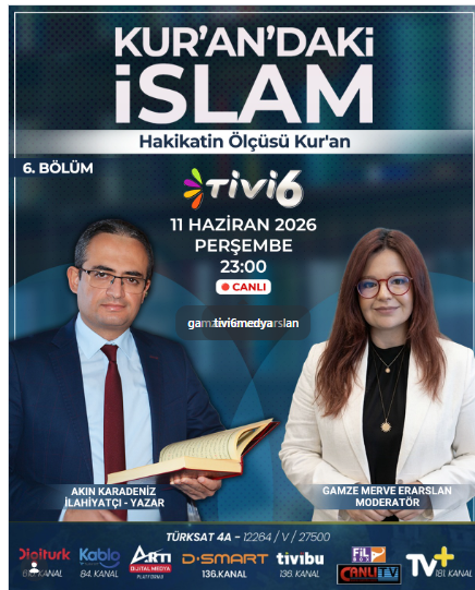 tivi6medya's tweet photo. 📌Kur’an’ın furkan ismi üzerinden misyonu 
📌Kur’an’ın nur ismi üzerinden misyonu 
📌Hakikatin ölçüsü kur’an

Hakikatin İzinde Kur'an'daki İslam Yolunda

🔴Youtube Canlı Yayın Linki:
https://t.co/I2aSLUAsiP

➡️Akın Karadeniz-İlahiyatçı-Yazar

@akin_karadeniz @gmerarslan

#KuranıKerim #Furkan #Nur #HakikatinÖlçüsü #KuranaGöreHayat #İlahiRehber #Hidayet #İslam #Tefekkür
#Hakikat #KurandanMesajlar #KuraniAnlamak #Maneviyat #DiniSohbet #İrfan #KuranVeHayat #DoğruYol
#AllahınKelamı #Furkanınİzi #NurunAydınlığı