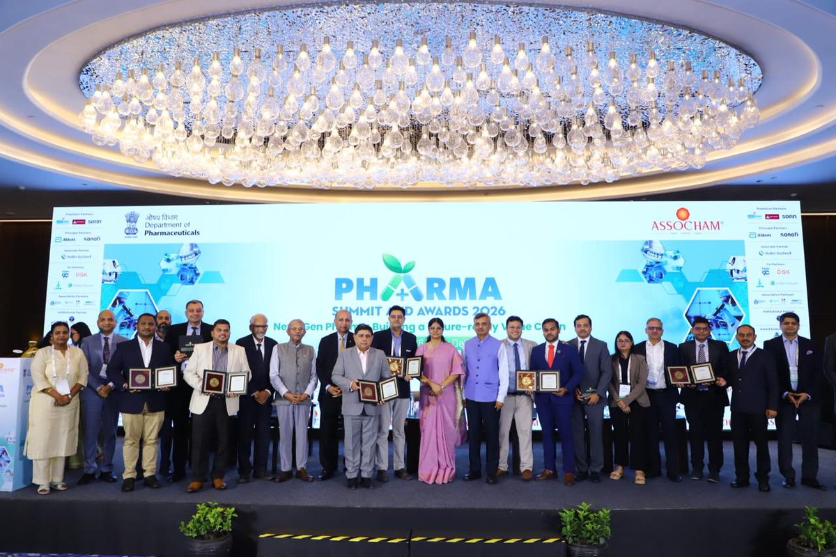 Pharmadept's tweet photo. Biopharmaceuticals are shaping the future of modern healthcare and India is well-positioned to emerge as a global leader in this transformative sector. The Government of India is committed to strengthening innovation, manufacturing, clinical research, and regulatory capabilities to make India a leading global biopharmaceutical hub, said Smt. Anupriya Patel, Union Minister of State for Chemicals & Fertilizers.

Read More : https://t.co/jmrGacR5kY